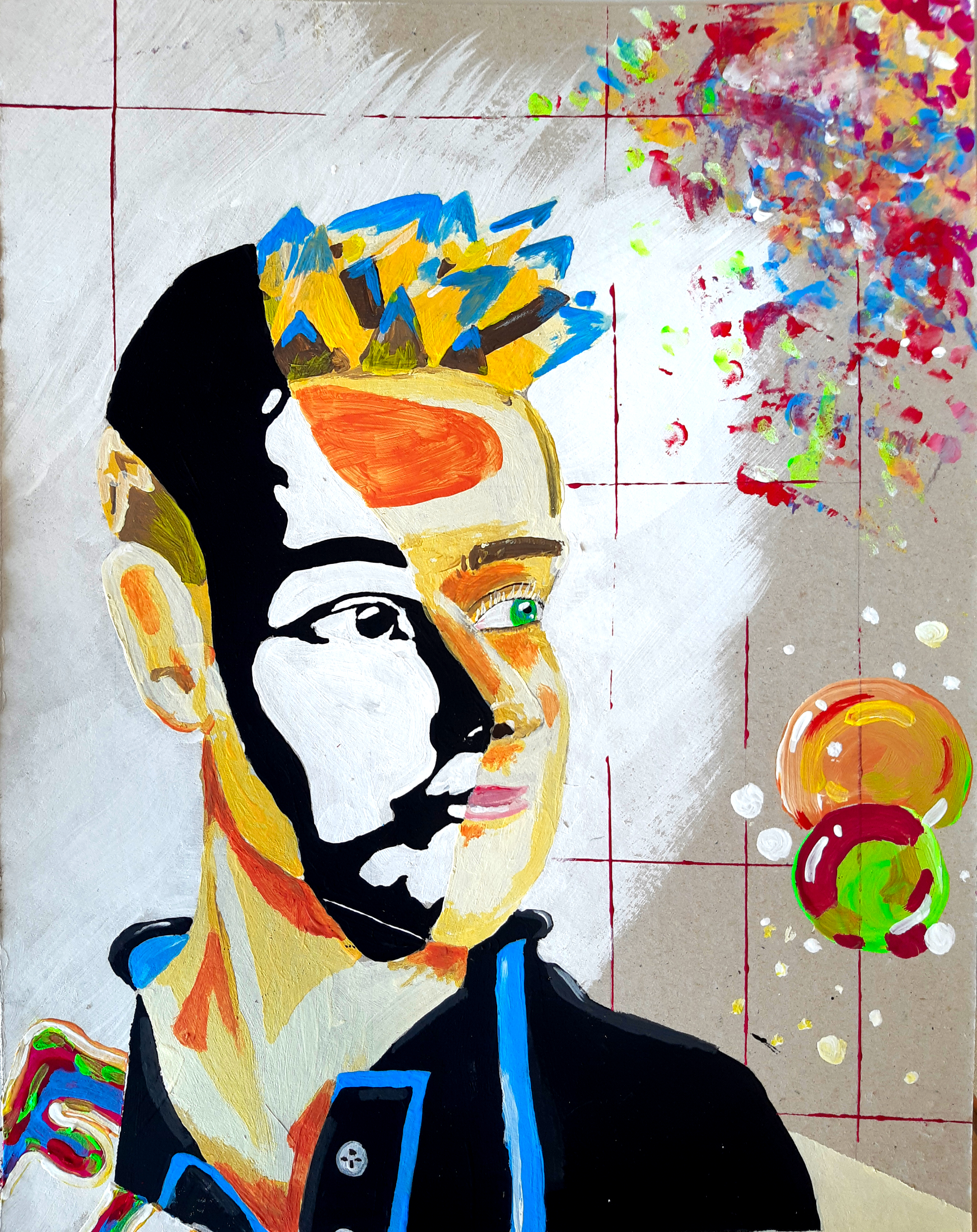 Selbst Proträ des Künstlers