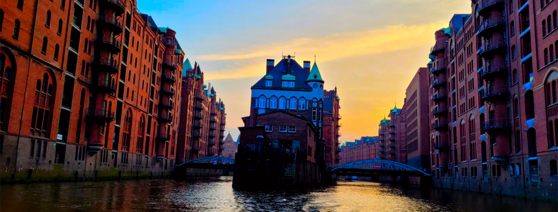 Die Speicherstadt in Hamburg